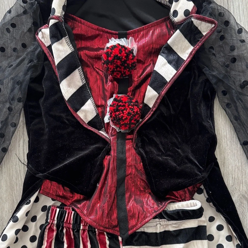 Spirit Black and White‎ Circus Costume for Kids - Picture 10 of 12